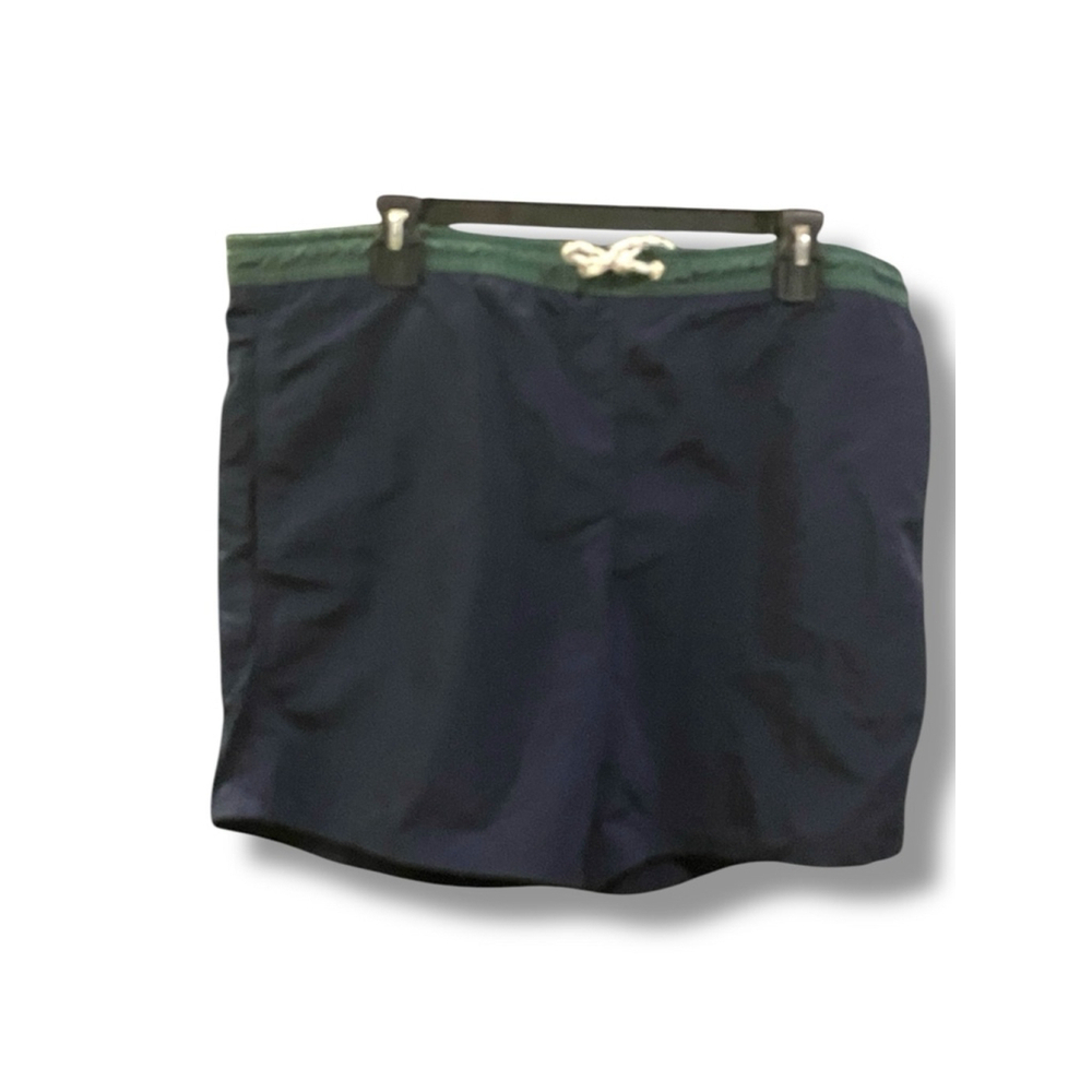 Eddie Bauer 8” Swim Trunks Size S Blue Green Red Tie